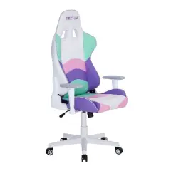 NicBex Kawaii PC Gaming Chairs with Adjustable Height,Head&Heart Lumbar Pillow,360&deg; Swivel Chair for Home&Office,250lbs Max,Pink/Green/Purple/White