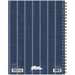 Willow Creek Press 2024 Weekly Planner 8.5"x6.5" Softcover Denim Stripe