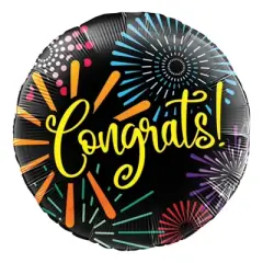 LoonBalloon Graduation Congratulations Balloon Standard Size Premium Foil Graduation Theme Balloon Set with 4 pcs Latex