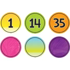Teacher Created Resources&reg; Brights 4Ever Numbers Magnetic Accents, 42 Per Pack, 3 Packs