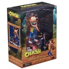 Neca Crash Bandicoot 5.5-Inch Crash w/ Jet Board Deluxe Action Figure