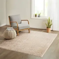 Boersma Super Soft Shag Area Rug, Fluffy Polyester Carpet for Bedroom, Living Room, Nursery, Cozy Plush Floor Rug for Home Decor