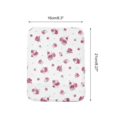 Unique Bargains Women Durable Makeup Mirror for Travel Red 1 Pc