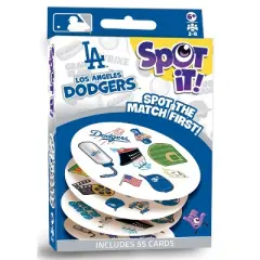 MasterPieces Officially Licensed MLB Los Angeles Dodgers Spot It Game for Kids and Adults