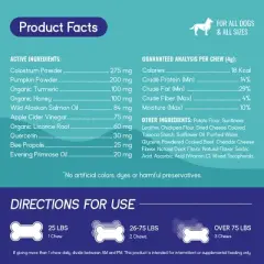 PupGrade Itch & Allergy Chew Supplement for Dogs - 60 Count