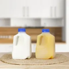 Cornucopia Brands 32oz Plastic Jugs 6pk; 1-Quart / 32oz Bottles w/ Caps for Drinks BPA-Free