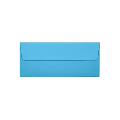 JAM Paper Self Seal #10 Business Envelopes 4 1/8" x 9 1/2" Blue 500/Pack (5360-13-500)