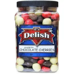 Chocolate Covered Cherries Medley by It's Delish, 3 lbs Jumbo Container