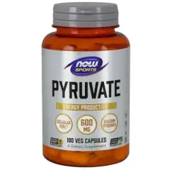 Pyruvate 600 mg by Now Foods  -  100 Capsule