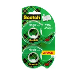 Scotch Magic Tape with Dispensers 2pk