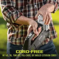 Sun Joe 24V IONMAX Cordless Leaf Blower, Grass and Hedge Trimmer Outdoor Garden Combo Power Tool Kit with Batteries and Charger, 24V-GT4MAX-LTE