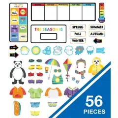 Carson Dellosa Education Weather Bulletin Board Set, Grade PK-2 (56 pieces)