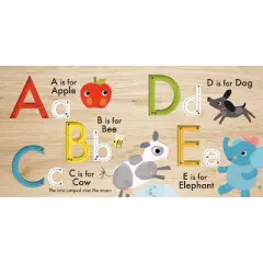 Touch and Trace: ABC Learn with Me! - (Touch and Trace Nursery Rhymes) by  Editors of Silver Dolphin Books (Board Book)