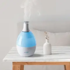 Tribest Humio Humidifier & Night Lamp with Aroma Oil Compartment &ndash; White