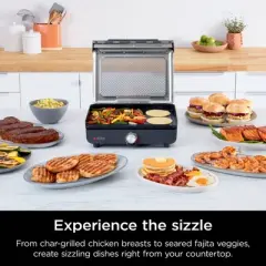 Ninja Sizzle Indoor Grill & Griddle with Interchangeable Plates - GR101
