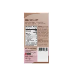 Meronne Milk Chocolate Filled with Pistachio Cream & Cotton Candy - 6.3oz