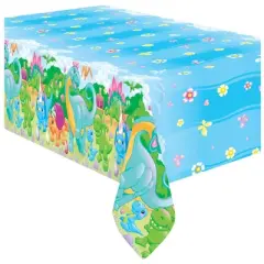Treasures Gifted Girl Dinosaur Tablecloth - Girl Dinosaur Party Supplies - 2 Pack