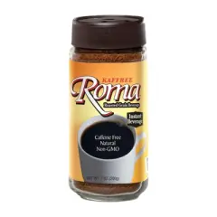Kaffree Roma Instant Roasted Grain Beverage Caffeine Free - Case of 6/7 oz
