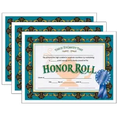 Hayes Publishing Honor Roll Certificate 30/Pack 3 Packs (H-VA512-3)