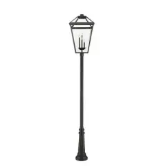 Z-Lite Talbot 4 - Light Post Light in  Black