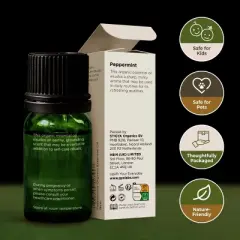 Gya Labs Organic Peppermint Essential Oil - Organic Peppermint Oil 0.34 Fl Oz