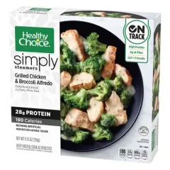 Healthy Choice Simply Steamers Frozen Chicken Broccoli Alfredo - 9.15oz