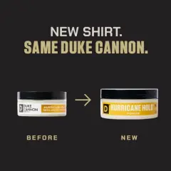 Duke Cannon Supply Co. Hurricane Hold Hair Pomade for Men - Maximum Hold No Shine - 2oz