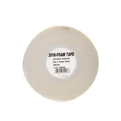 Pro Tapes Foam Tape, White, 1 in.