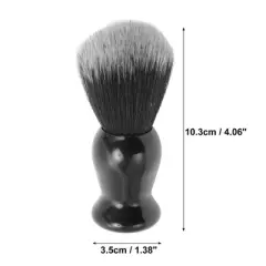Unique Bargains Durable Shaving Brush 4.06"x1.38" Black 1 Pc