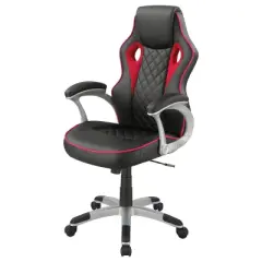 NicBex Adjustable Gaming Chair with High Back, Ergonomic Office Chair with Armrest and Wheels, Swivel Computer Chair for Office