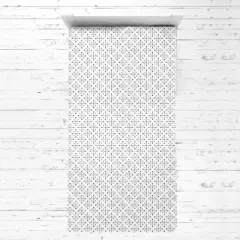 Bacati - Arrows Love Black Muslin 3 pc Toddler Bed Sheet Set 100 pecent cotton