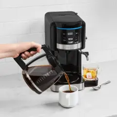 Cuisinart Coffee Plus 12 Cup Programmable Coffeemaker Plus Hot Water System - Black - CHW-16: Drip Coffee Maker, 60 oz Capacity