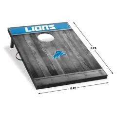 NFL Detroit Lions 2'x3' Cornhole Board - Gray