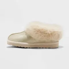 Girls' Lizzie Faux Fur Cuff Bootie Slippers - Cat & Jack&trade;