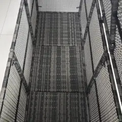 WELLFOR 175gal Outdoor Storage Box PE Rattan Wicker Deck Box with Inner Liner Gray