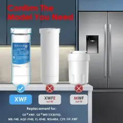 Waterdrop XWF Replacement for GE XWF Refrigerator,3 Filters