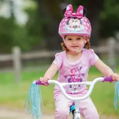 Minnie Mouse 3D Bow and Ears Cycling Toddler Girls' Bike Helmet - Pink