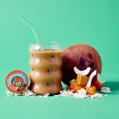 Decaf Caramel Coconut Cream Flavored Coffee Pods