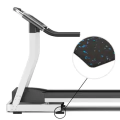 Stockroom Plus 6 Pack Floor Rubber Mat, Protective Padded Flooring for Home Gym Exercise Equipment, 3.9x3.9x0.5 in