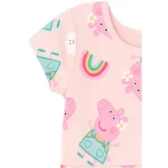 Peppa Pig Girls French Terry Skater Dress Toddler to Little Kid