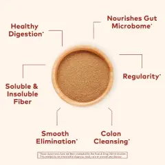 Organic India Psyllium Pre & Probiotic Fiber Digestive Canister Powder - Orange - 10oz