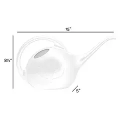 Novelty Indoor Plastic Long Spout Watering Can, 0.5 Gallon