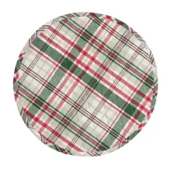 Split P Berry Frost Quilted Placemat 15" Dia Set Of 4