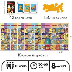 Aquarius Puzzles Garfield Family Bingo