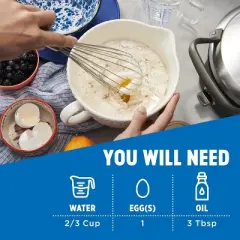 Krusteaz Pancake Mix Variety Pack, 1 Belgian Waffle Mix, 1 Buttermilk Pancake Mix, 1 Heart Healthy Pancake Mix, 1 CT