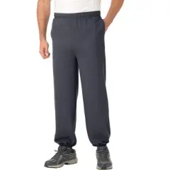 KingSize Men's Big & Tall Fleece Elastic Cuff Sweatpants