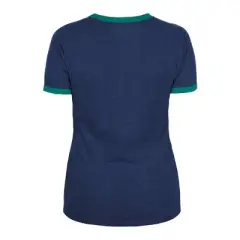 MLB Seattle Mariners Women's Heather Bi-Blend Ringer T-Shirt