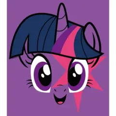 Girl's My Little Pony Twilight Sparkle Face T-Shirt