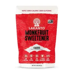 Lakanto Classic Monkfruit and Erythritol Sweetener White Sugar Replacement