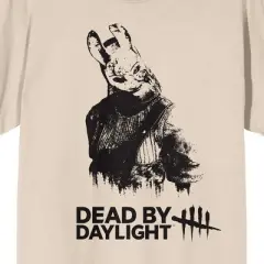 Dead By Daylight Huntress Monotone Art Crew Neck Short Sleeve Women's Natural T-shirt